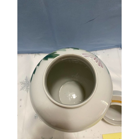 Vtg Hand Painted Ginger Jar Urn w/Lid Andrea by Sedek - Picture 3 of 7